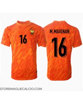 Francia Mike Maignan #16 Portiere Maglia Gara Trasferta Repliche Europei 2024